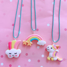 Load image into Gallery viewer, Ltd. Pop Cutie Over The Rainbow Necklaces - 6 pcs. Wholesale