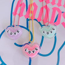 Load image into Gallery viewer, Ltd. Pop Cutie LOVE Necklaces - 6 pcs. Wholesale
