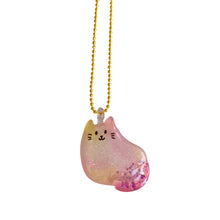 Load image into Gallery viewer, Ltd. Pop Cutie Glitter Cat Necklaces - 6 pcs. Wholesale