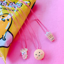 Load image into Gallery viewer, Ltd. Pop Cutie Smiley Macaroon Necklaces - 6 pcs. Wholesale