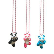 Load image into Gallery viewer, Ltd. Pop Cutie Color Panda Necklaces - 6 pcs. Wholesale