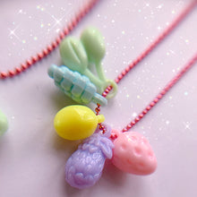 Load image into Gallery viewer, Pop Cutie Gacha Fruit Charm Necklaces - 6 pcs. Wholesale