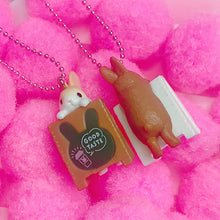 Load image into Gallery viewer, Ltd. Pop Cutie Coffee Bunny Necklaces - 6 pcs. Wholesale