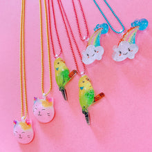 Load image into Gallery viewer, Ltd. Pop Cutie Glitter Kitty Necklaces - 6 pcs. Wholesale
