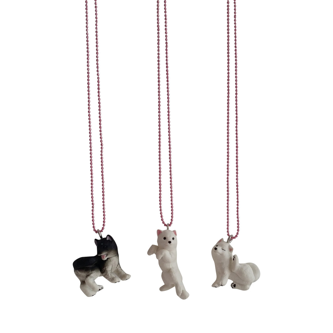 Ltd. Pop Cutie Japanese Dog Necklaces - 6 pcs. Wholesale