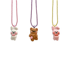 Load image into Gallery viewer, Pop Cutie Gacha Bunny &amp; Bear Necklaces
