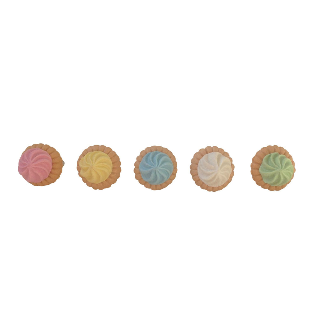 Pop Cutie Jewel Biscuit Rings (12 pcs) Wholesale