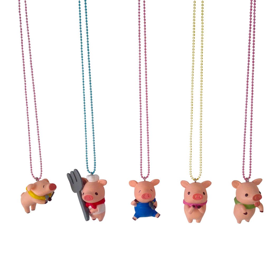 Ltd. Pop Cutie Piggies Necklaces - 6 pcs. Wholesale