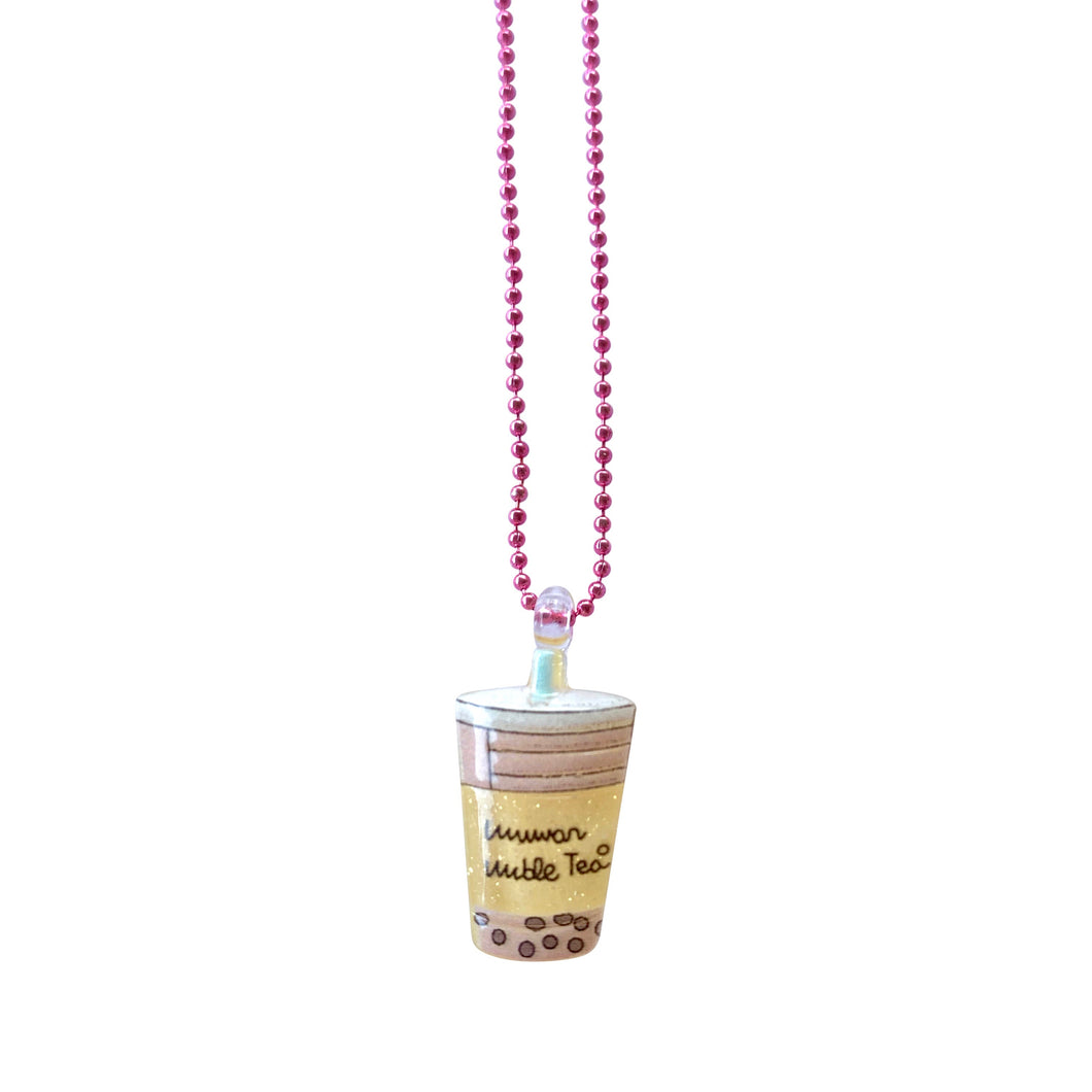 Pop Cutie Gacha Lemon Boba Necklaces - 12 pcs. Wholesale