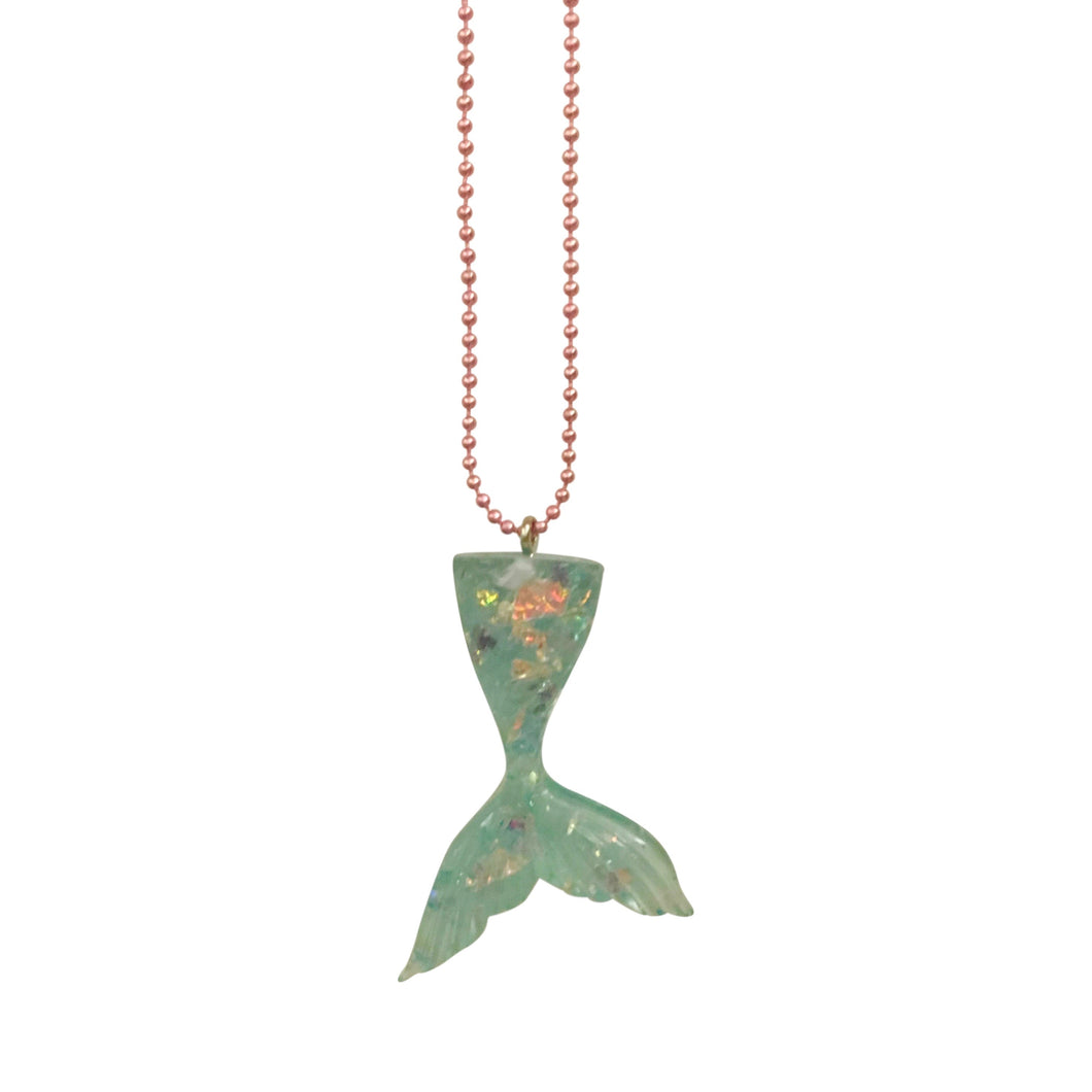 Pop Cutie Pastel Mermaid Tail Necklaces -6 pcs. Wholesale