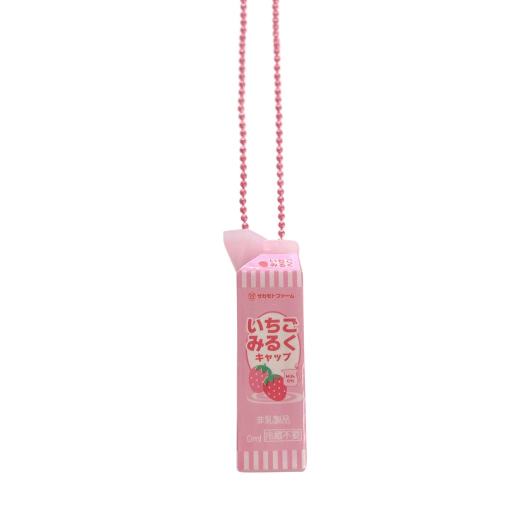Pop Cutie Gacha Milk Necklaces  - 12 pcs Wholesale