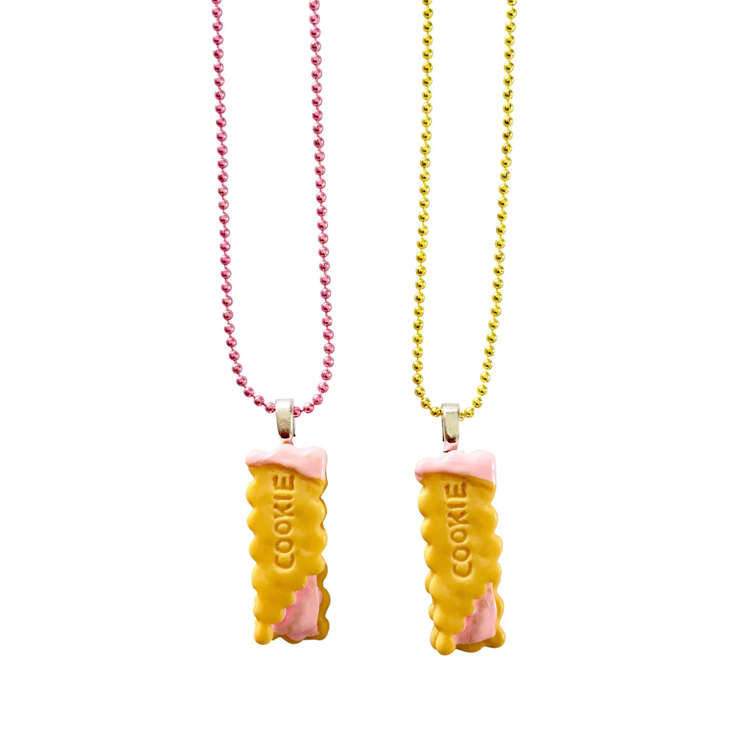 Pop Cutie Gacha  Cookie Necklaces  - 12 pcs Wholesale