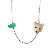 Load image into Gallery viewer, Pop Cutie ECO Bear Leaf Necklaces - 6 pcs. Wholesale
