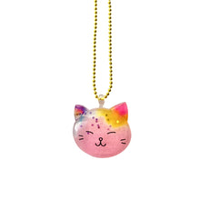 Load image into Gallery viewer, Ltd. Pop Cutie Glitter Kitty Necklaces - 6 pcs. Wholesale
