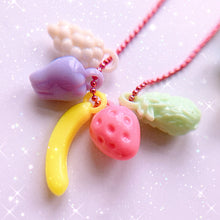 Load image into Gallery viewer, Pop Cutie Gacha Fruit Charm Necklaces - 6 pcs. Wholesale
