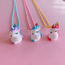 Load image into Gallery viewer, Pop Cutie Gacha Sitting Unicorn Necklaces
