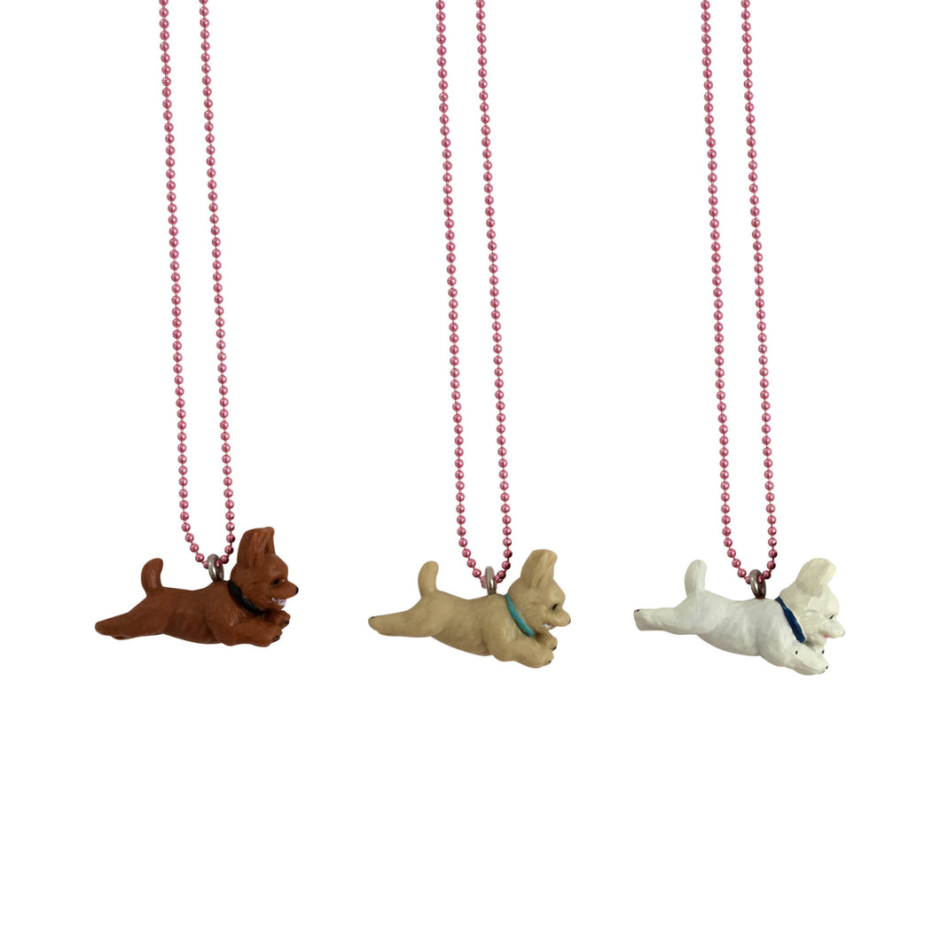 Ltd. Pop Cutie Running Dog Necklaces - 6 pcs. Wholesale