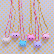 Load image into Gallery viewer, Pop Cutie Gacha Color Cat Necklaces
