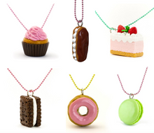 Load image into Gallery viewer, Pop Cutie X Iwako Cake Necklaces Wholesale 6 Pcs
