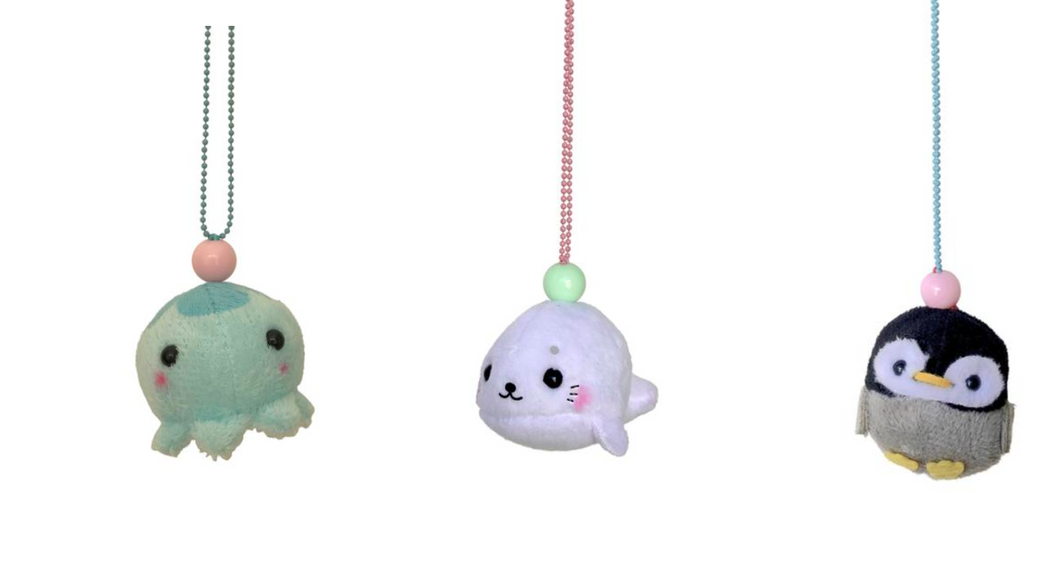 Ltd. Pop Cutie Ocean Plush Necklaces Wholesale (6 Pcs)