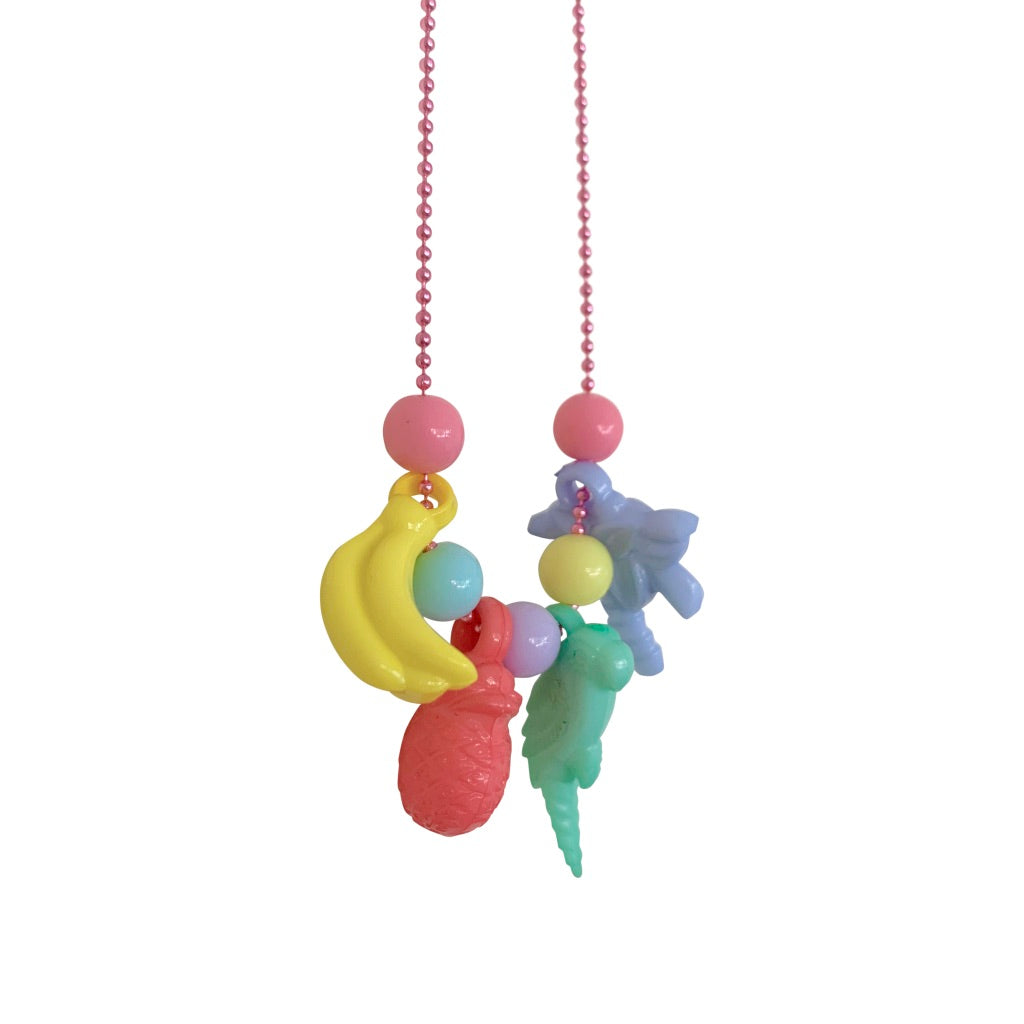 Pop Cutie Charm Necklaces -6 pcs. Wholesale